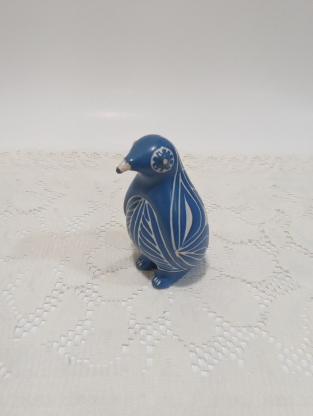 Blue Ceramic Penguin Designed By Pablo Zabal
